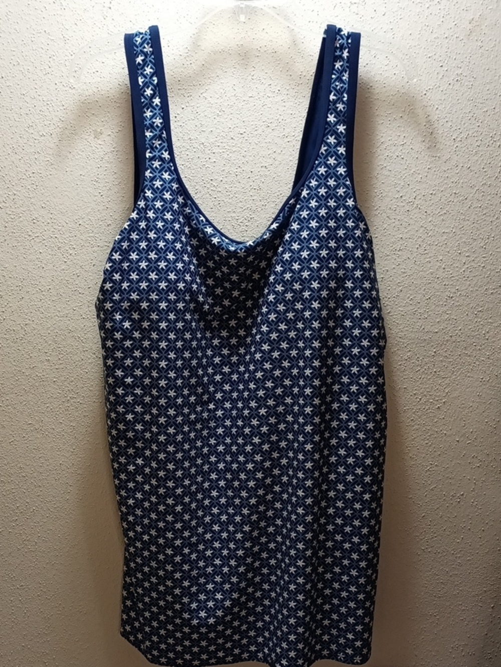 Lands End Swim Dress Size 18 With Shorts P2P 21-25 Length 33